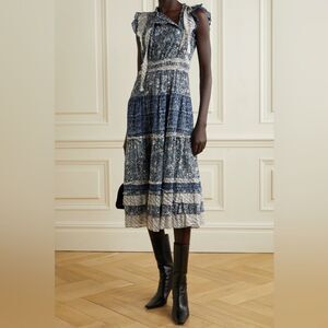 Ulla Johnson Kiri Midi Dress 0